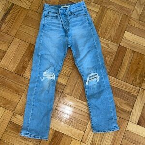 Levis Wedgie Straight Light wash Jean